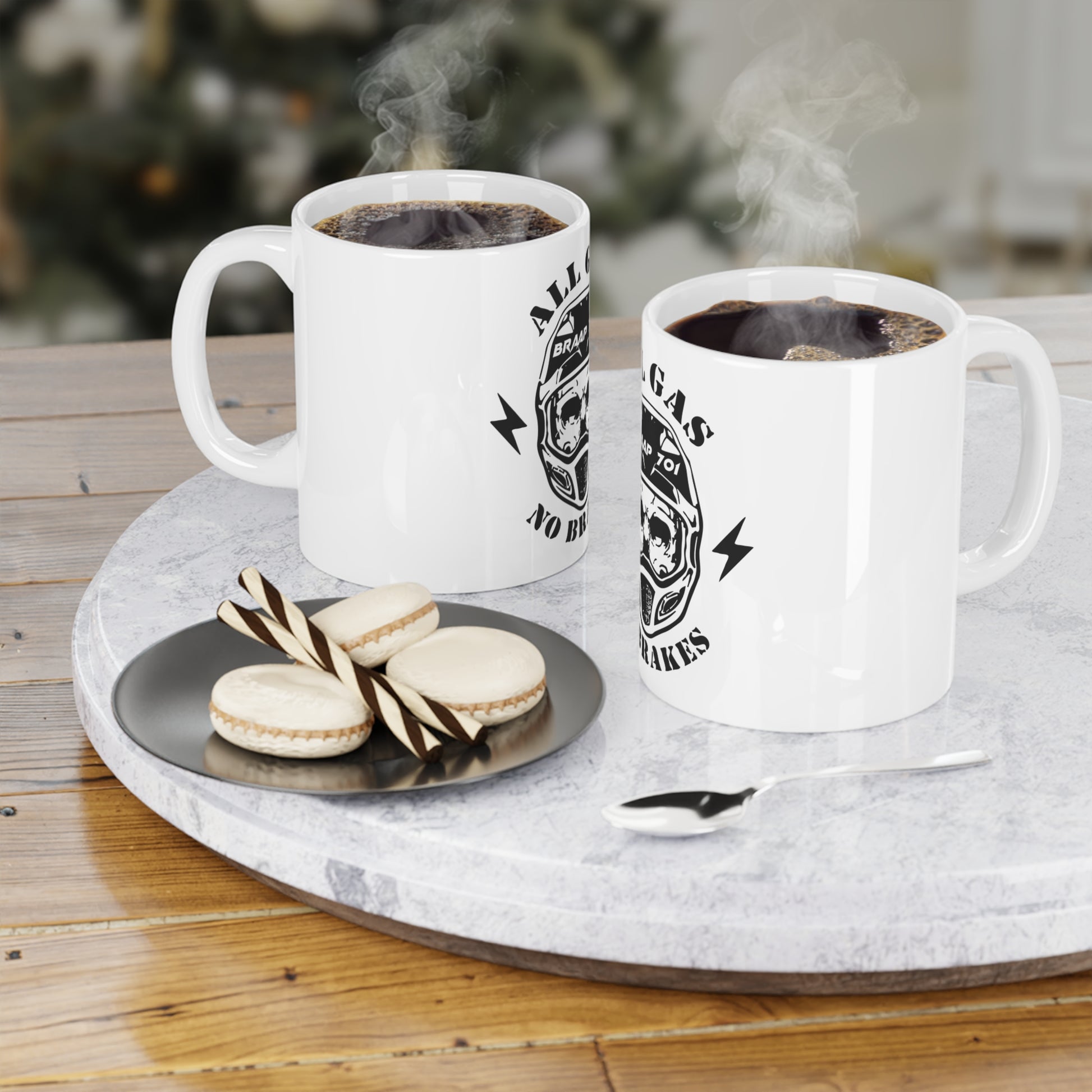 All Gas No Brakes Ceramic Mugs (11oz5oz0oz) - Braap 701